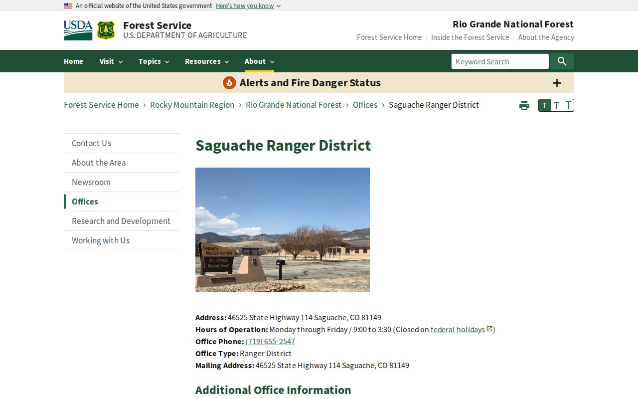 Saguache County Clerk of Court local records context