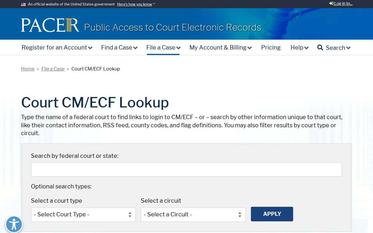 Saguache County District Court separate CM ECF federal lookup context